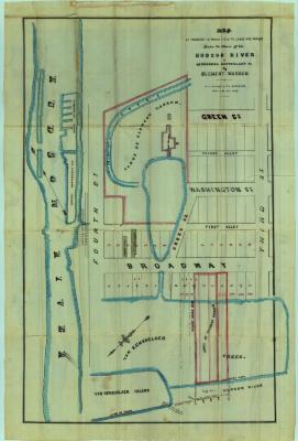 Survey of lands under water for Clement Warren