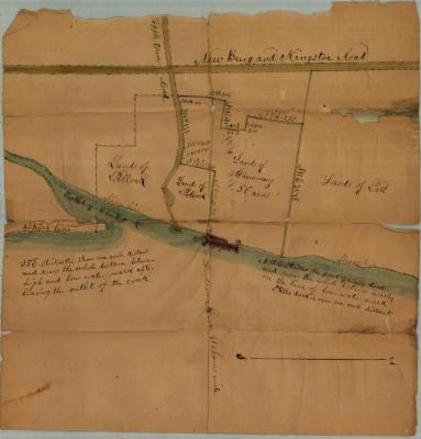 Survey of lands under water for Stephen C. R. Cumming