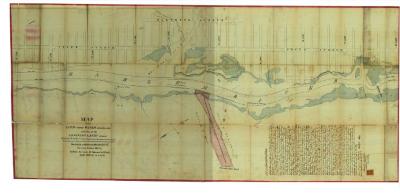 Survey of lands under water for Albert N. Crystie