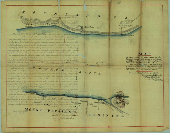 Survey of lands under water for William F. Bearns