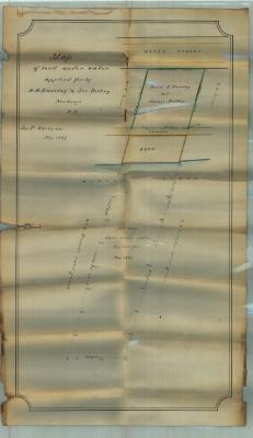 Survey of lands under water for David H. Barclay