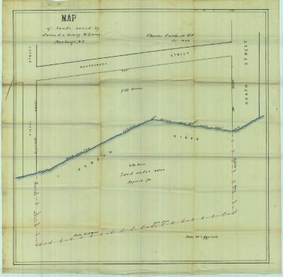 Survey of lands under water for Julia E. Leroy