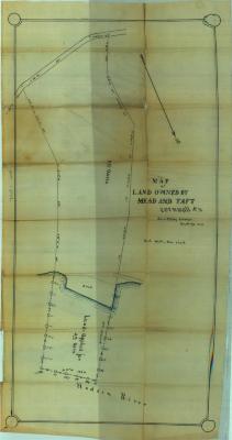 Survey of lands under water for Charles H. Meade &amp; Thomas Taft