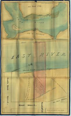 Survey of lands under water for John G. Williams