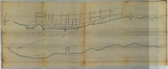 Survey of lands under water for Newburgh Steam Mills