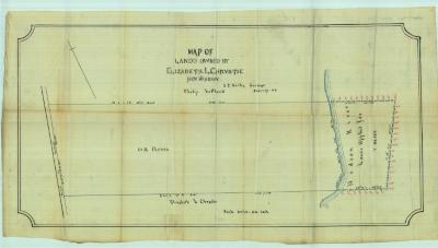 Survey of lands under water for Elizabeth L. Chrystie