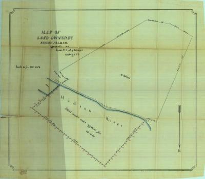Survey of lands under water for Albert Palmer