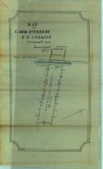 Survey of lands under water for Elbert H. Champlin