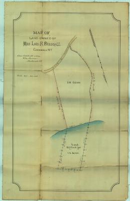 Survey of lands under water for Lois R. Birdsall