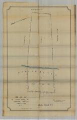 Survey of lands under water for Thomas Morton