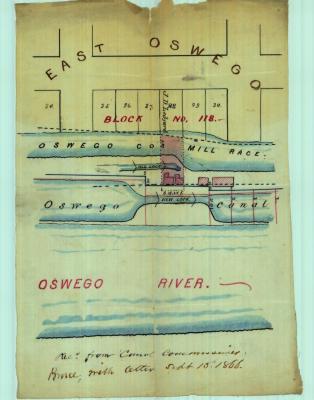 Survey of lands under water for Jonathan D. Ledyard