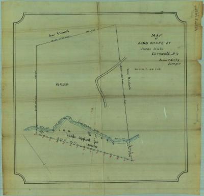 Survey of lands under water for James L. Hull
