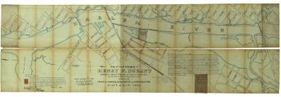 Survey of lands under water for Henry F. Durant