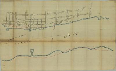 Survey of lands under water for Abram S. Cassedy