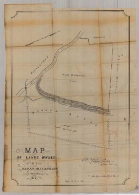 Survey of lands under water for David M. Clarkson