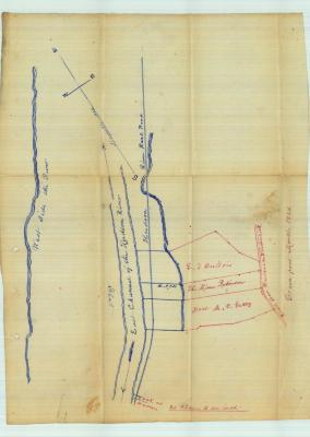 Survey of lands under water for Catherine A. Robinson