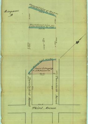 Survey of lands under water for Leander N. Vibbard