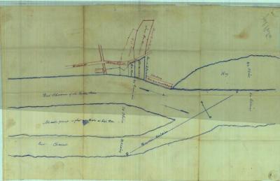 Survey of lands under water for Joel W. Porter
