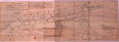 Survey of lands under water for Mary N. Morris