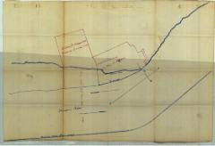 Survey of lands under water for Herman C. &amp; William R. Adams
