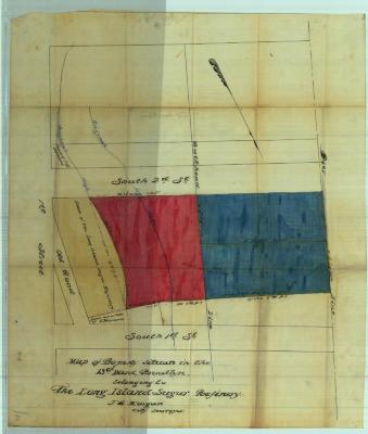 Survey of lands under water for Long Island Sugar Refinery Co.