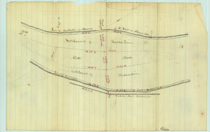 Survey of lands under water for David Whiting