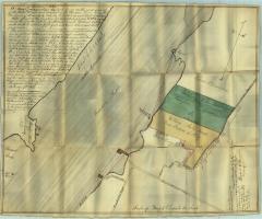 Survey of lands under water for William Astor