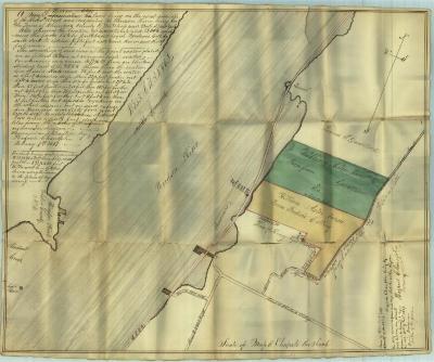 Survey of lands under water for William Astor