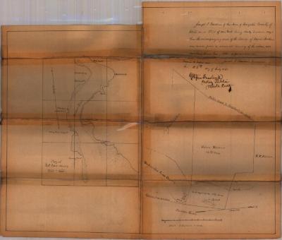 Survey of lands under water for Calvin Tomkin