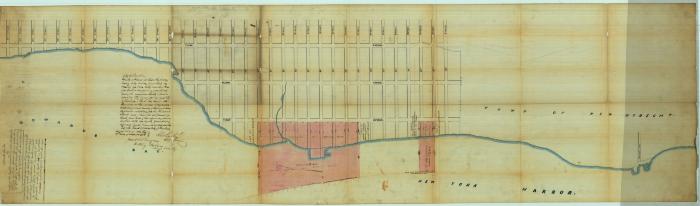 Survey of lands under water for Thomas Hunt