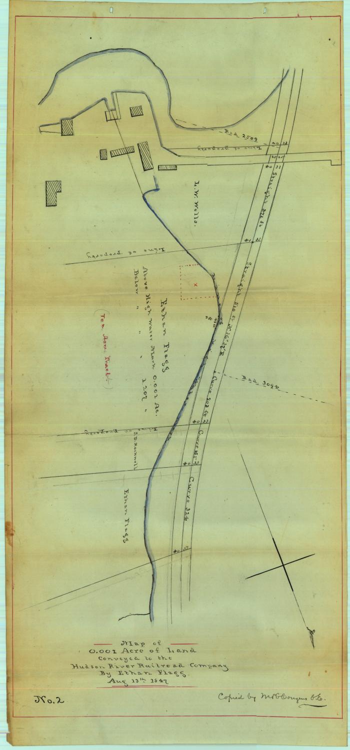 Survey of lands under water for George Frazier