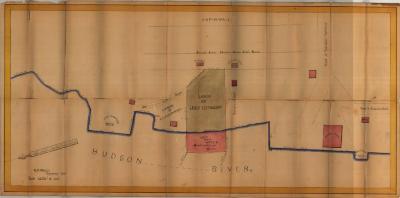 Survey of lands under water for Lewis Livingston