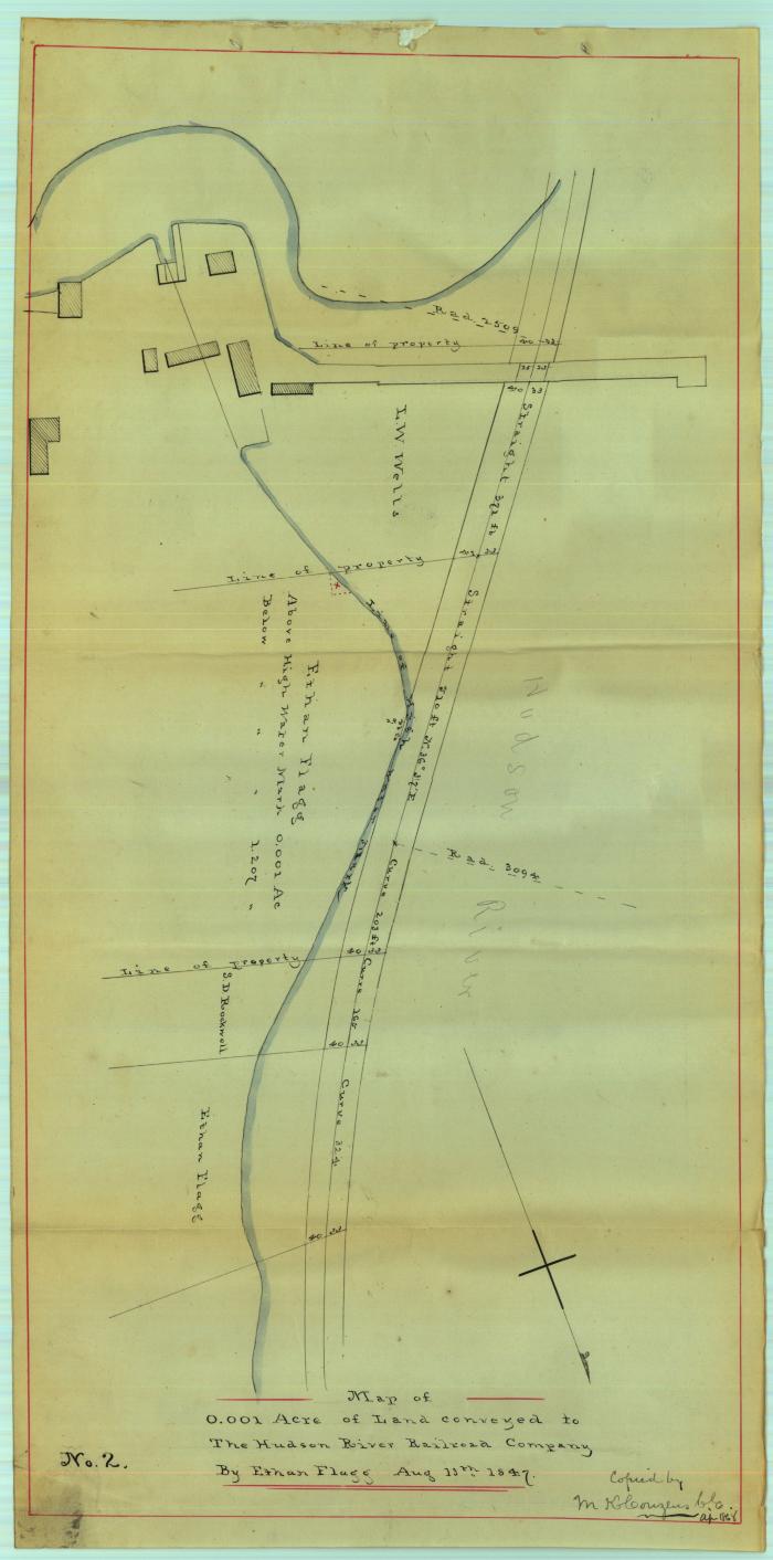 Survey of lands under water for James &amp; George Stewart