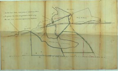 Survey of lands under water for Boston, Hartford &amp; Erie Ferry Extension Railroad Company