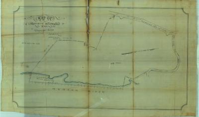 Survey of lands under water for Josephine A. Roe