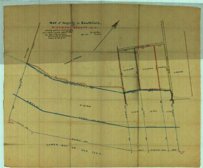 Survey of lands under water for William C. Anderson