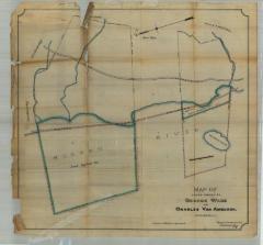 Survey of lands under water for Margaretta Wade, Charles H., Sarah A. &amp; Mary VanAmburgh