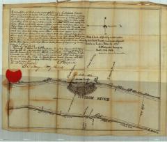 Survey of lands under water for Archibald Russell