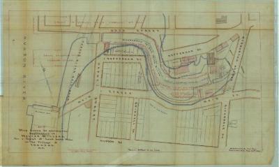 Survey of lands under water for Walter Millard