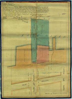 Survey of lands under water for Walter T. &amp; James R. Klots