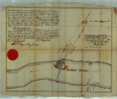 Survey of lands under water for Jeremiah P. B. Dodge