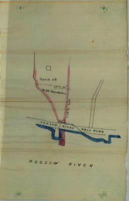 Survey of lands under water for Henry M. Schieffelin