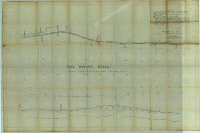 Survey of lands under water for Effington B. Sutton