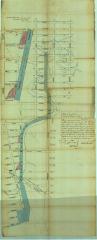 Survey of lands under water for Eliza R. Browne &amp; Samuel B. Duryea