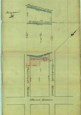 Survey of lands under water for William Beard