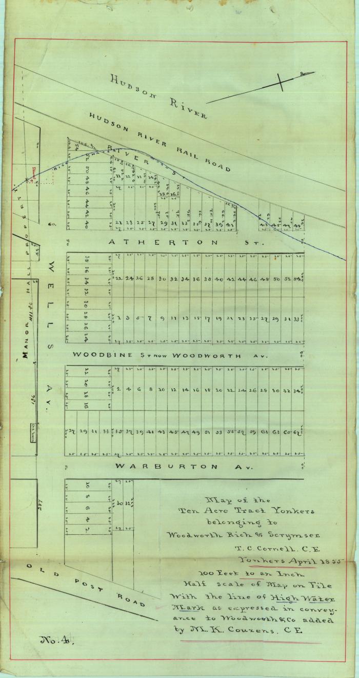 Survey of lands under water for James &amp; George Stewart