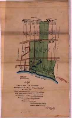 Survey of lands under water for Thomas W. Ludlow