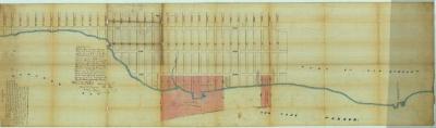 Survey of lands under water for Thomas Hunt