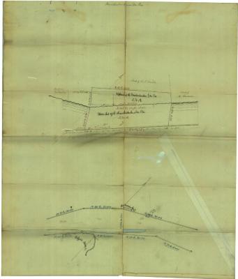 Survey of lands under water for Knickerbocker Ice Company