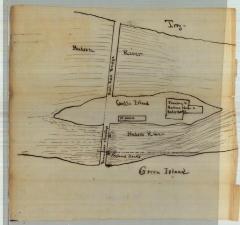 Survey of lands under water for Rensselaer-Saratoga RR Co.